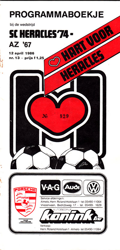 AZ Programma 12-apr-1986 Heracles uit